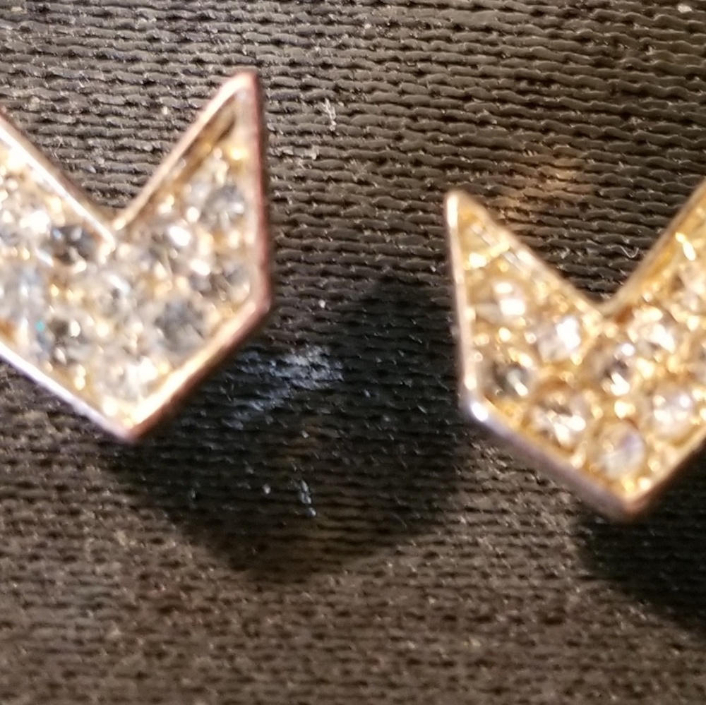 3 sets of costume jewelry post earrings